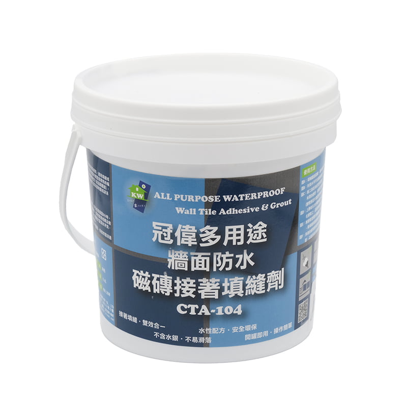 冠偉 多用途牆面防水磁磚接著填縫劑 0.8L