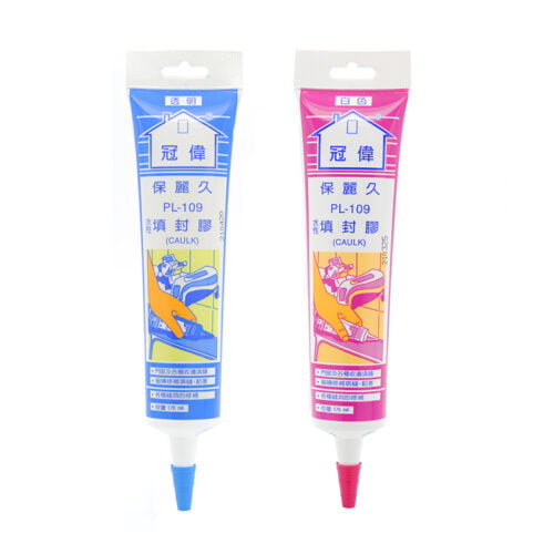 冠偉 水性填縫劑 ( 透明/白色) 170ml