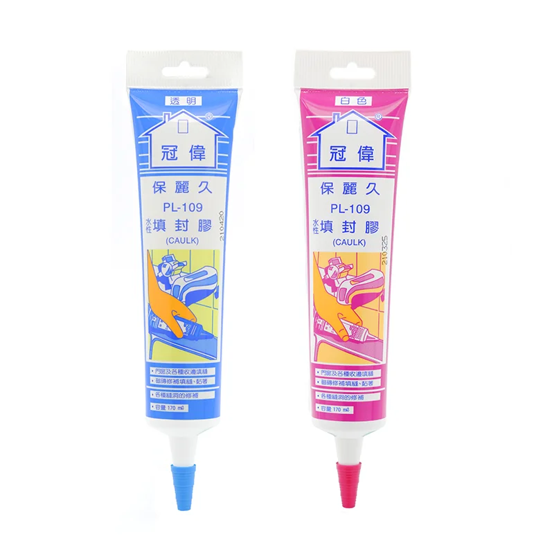 冠偉 水性填縫劑 ( 透明/白色) 170ml